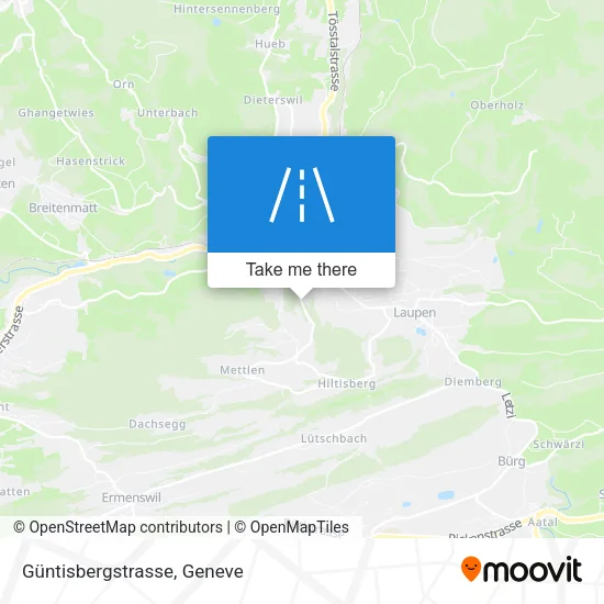 Güntisbergstrasse map