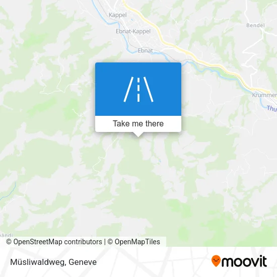 Müsliwaldweg map