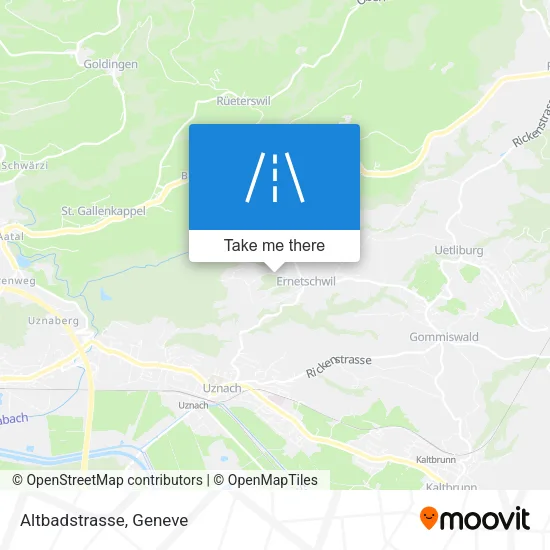 Altbadstrasse map