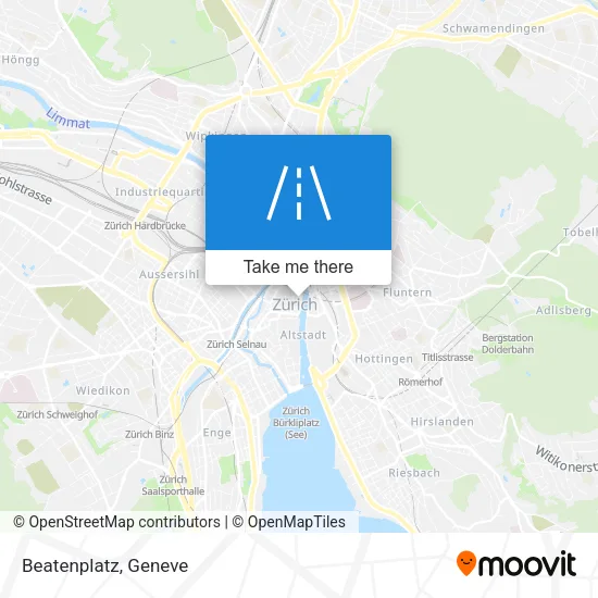 Beatenplatz map