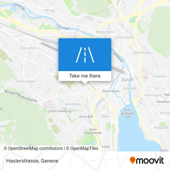 Haslerstrasse map