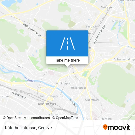 Käferholzstrasse map