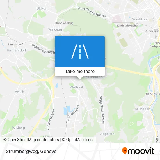 Strumbergweg map