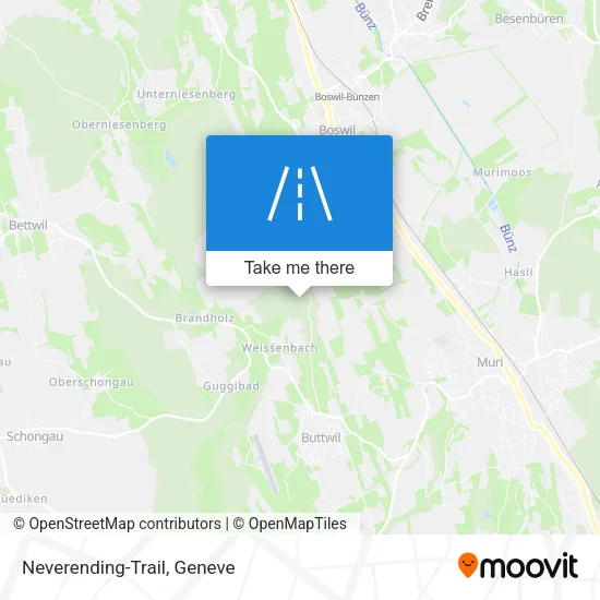 Neverending-Trail map