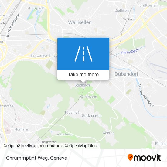 Chrummpünt-Weg map
