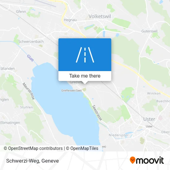 Schwerzi-Weg map