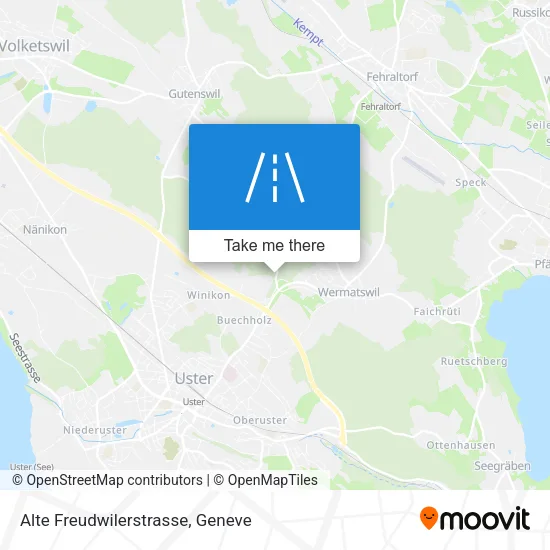 Alte Freudwilerstrasse map
