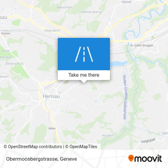 Obermoosbergstrasse map