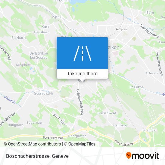 Böschacherstrasse map