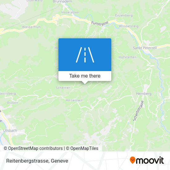 Reitenbergstrasse map