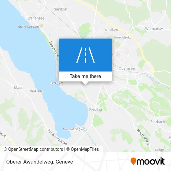 Oberer Awandelweg map