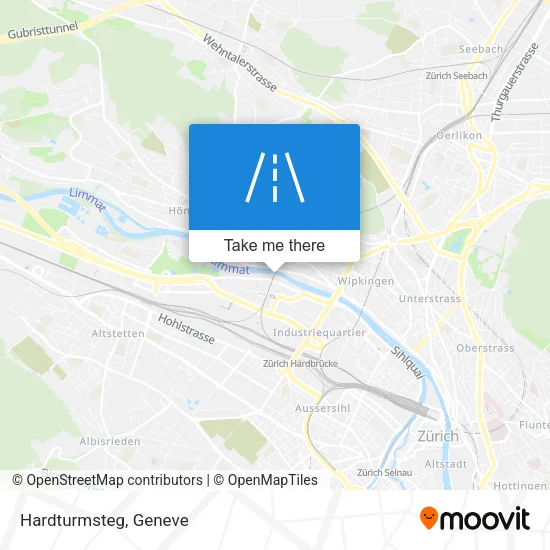 Hardturmsteg map