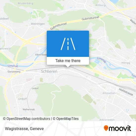 Wagistrasse map