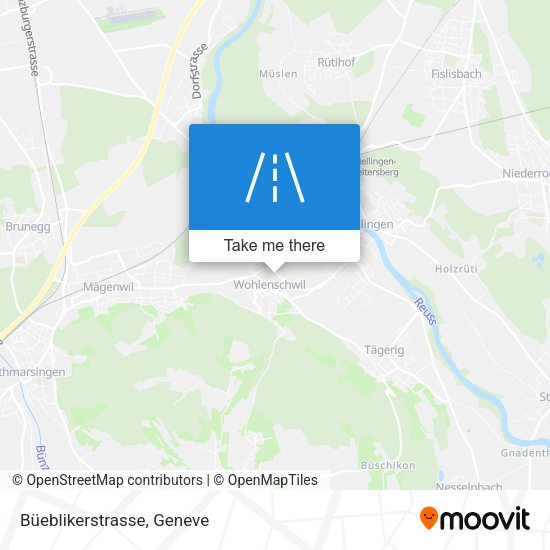 Büeblikerstrasse map