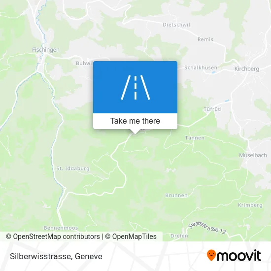 Silberwisstrasse map