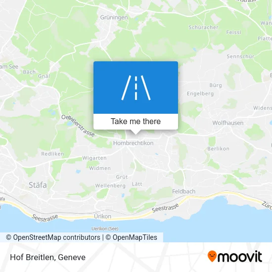 Hof Breitlen map