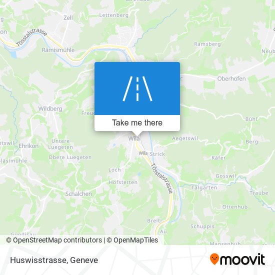 Huswisstrasse map