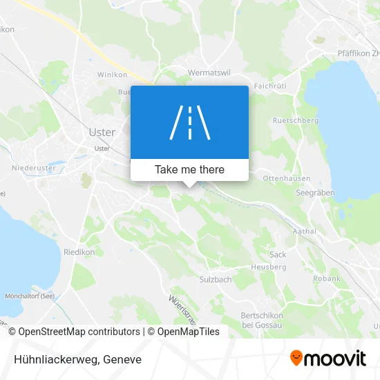 Hühnliackerweg map