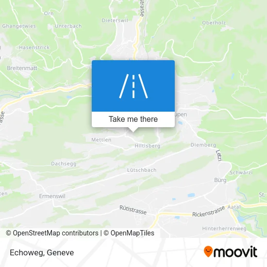 Echoweg map