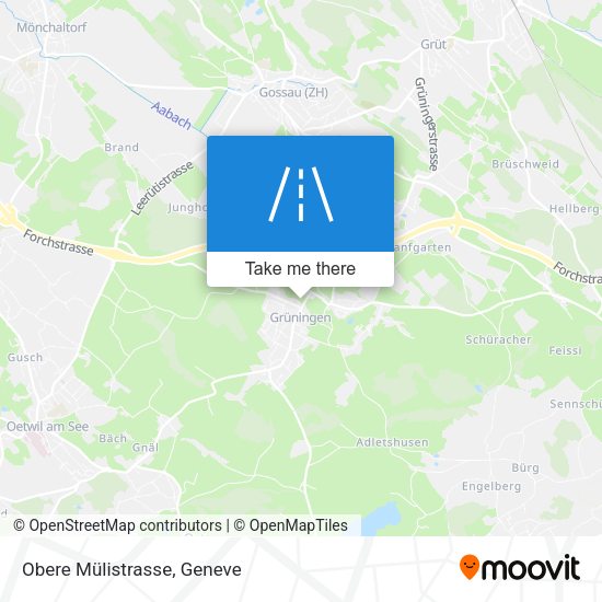 Obere Mülistrasse map