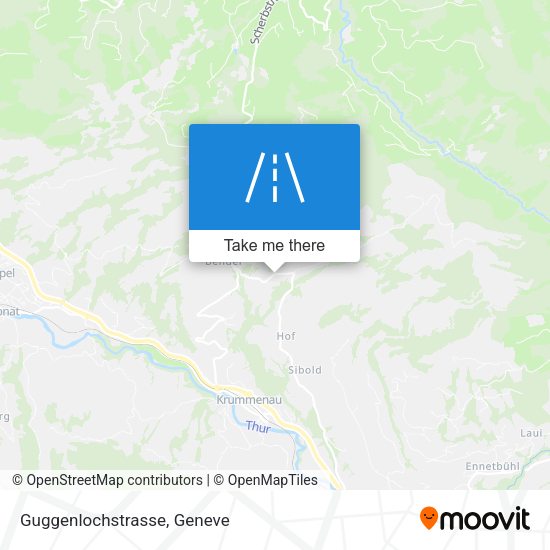 Guggenlochstrasse map