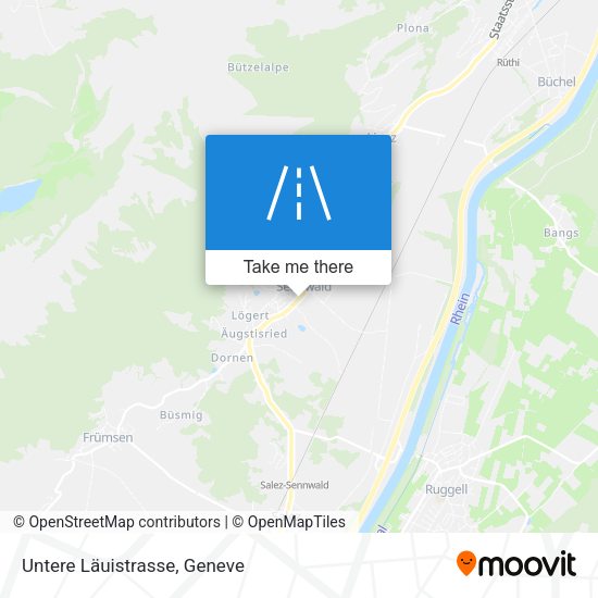 Untere Läuistrasse map