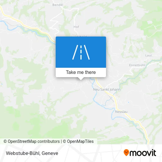 Webstube-Bühl map