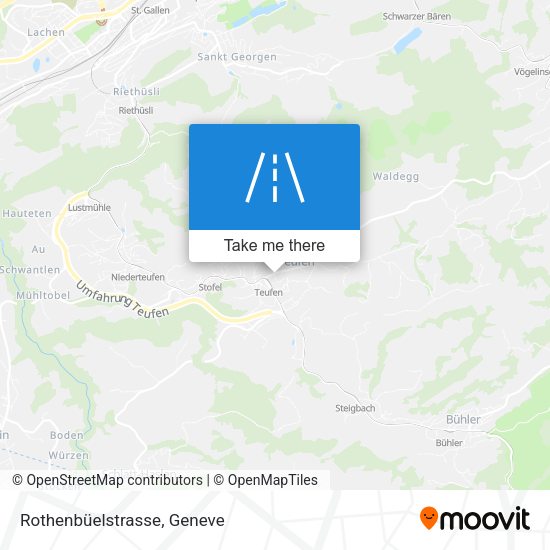 Rothenbüelstrasse map
