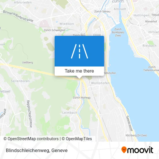 Blindschleichenweg map