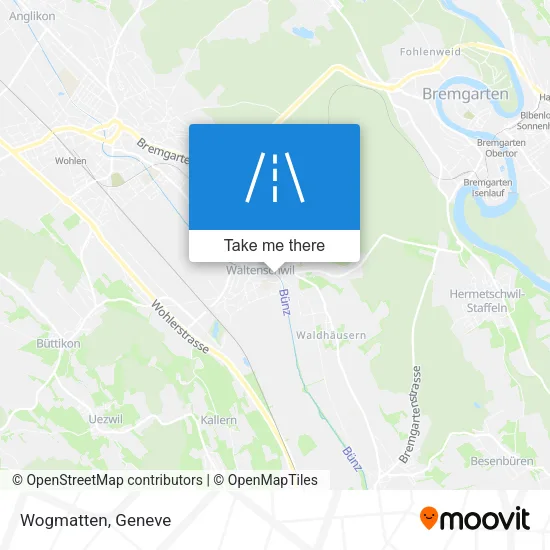 Wogmatten map