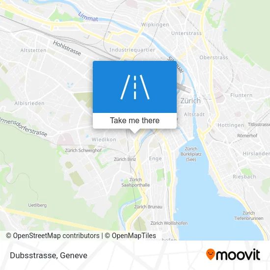 Dubsstrasse map