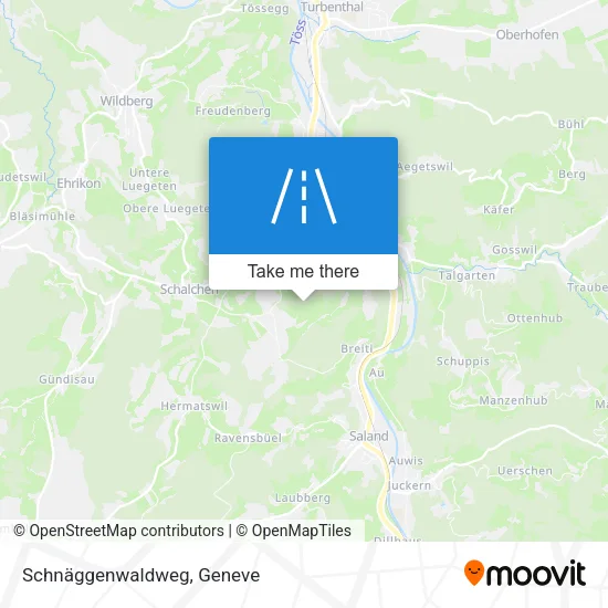 Schnäggenwaldweg map