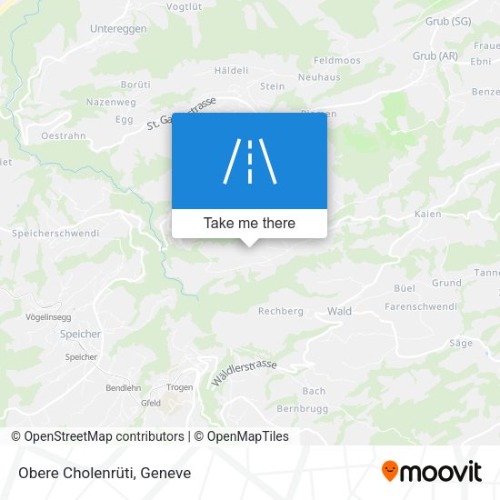 Obere Cholenrüti map