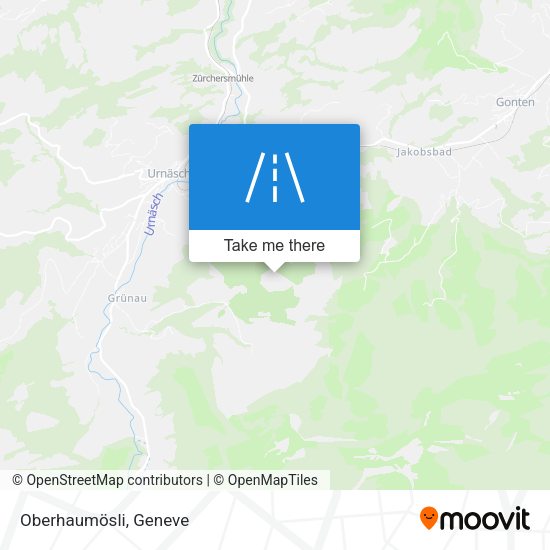 Oberhaumösli map
