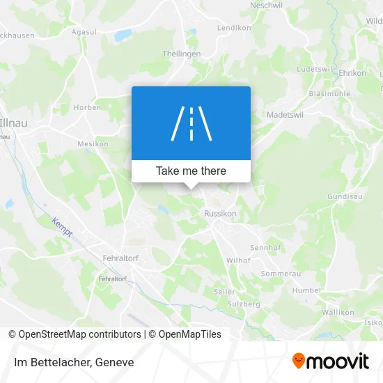 Im Bettelacher map