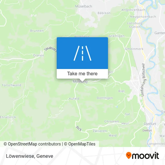 Löwenwiese map