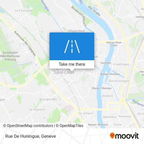 Rue De Huningue map