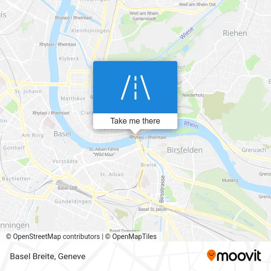 Basel Breite map