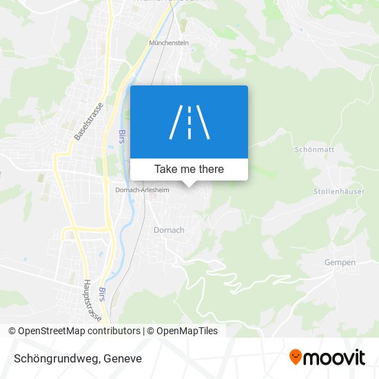 Schöngrundweg map