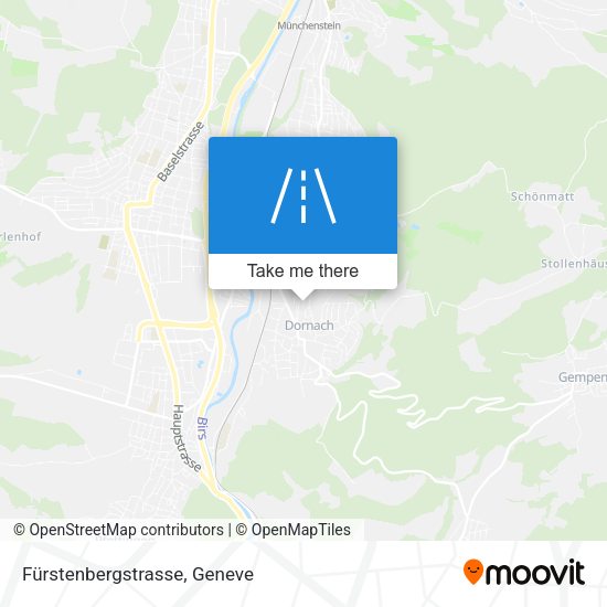 Fürstenbergstrasse map