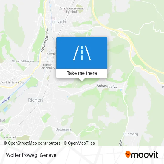 Wolfenfroweg map