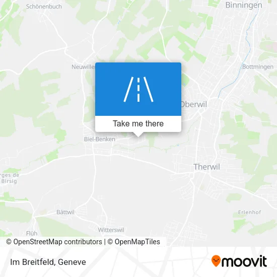 Im Breitfeld map