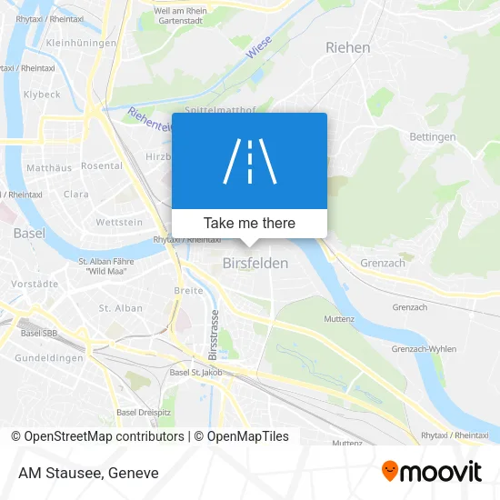 AM Stausee map