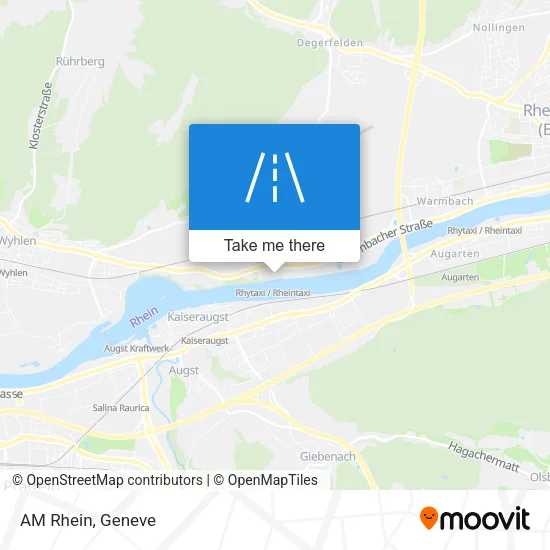 AM Rhein map