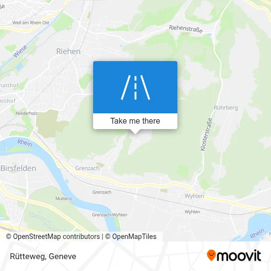Rütteweg map