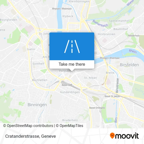 Cratanderstrasse map