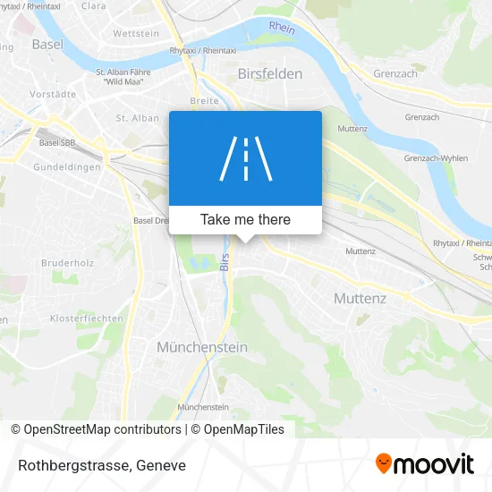 Rothbergstrasse map