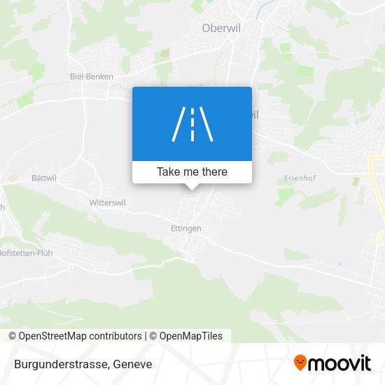 Burgunderstrasse map