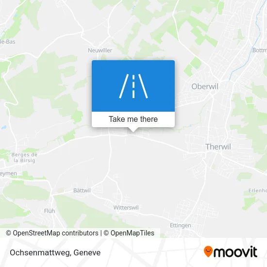 Ochsenmattweg map