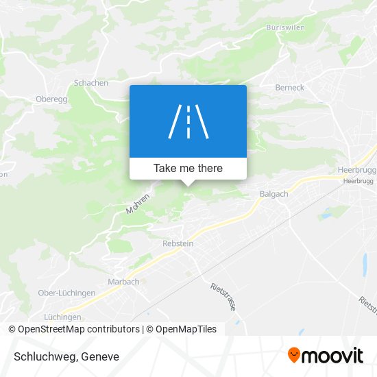 Schluchweg map